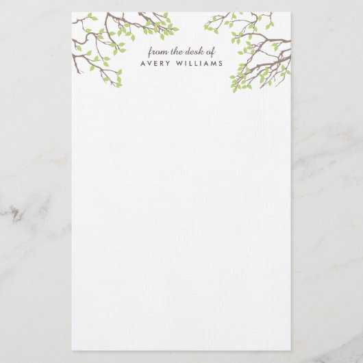 Blissful Branches Stationery Briefpapier (Voorkant)