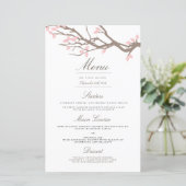 Blissful Branches Wedding Dinner Menu (Staand voorkant)
