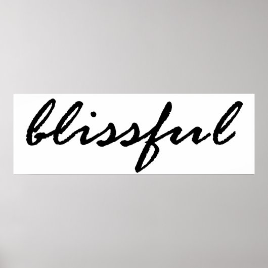 Blissful Poster (Voorkant)