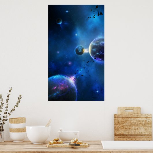 Blissful Space Poster (Keuken)