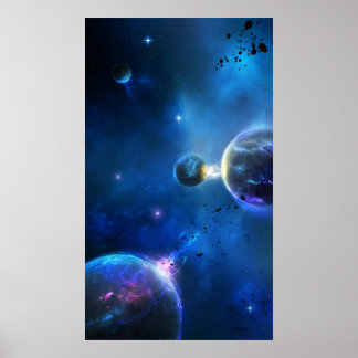 Blissful Space Poster