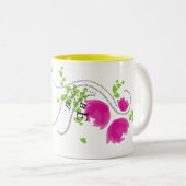 Blissful Tweekleurige Koffiemok (Voorkant rechts)