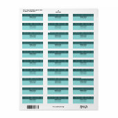 Blissully Chic Return Address Labels (Full Sheet)