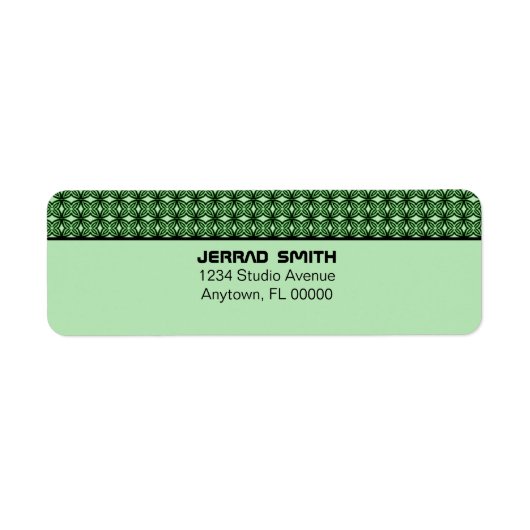 Blissully Chic Return Address Labels (Voorkant)