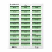 Blissully Chic Return Address Labels (Full Sheet)