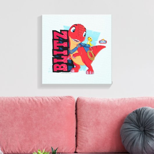Blitz | Dino Ranch Canvas Afdruk (Insitu (Woonkamer))