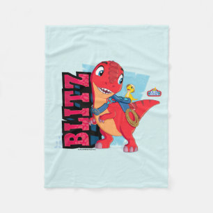 Blitz Dino Ranch Fleece Deken