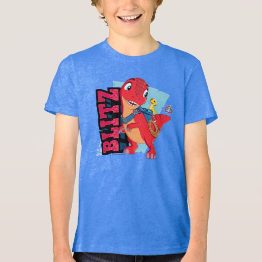 Blitz | Dino Ranch Tri-Blend Shirt (Voorkant)