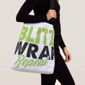 Blitz Wrap Herhaling Kruislichaamzak Crossbody Tas (Dichtbij)