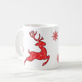 Blitzen - Mugs (De Rendieren) Koffiemok (Voorkant links)