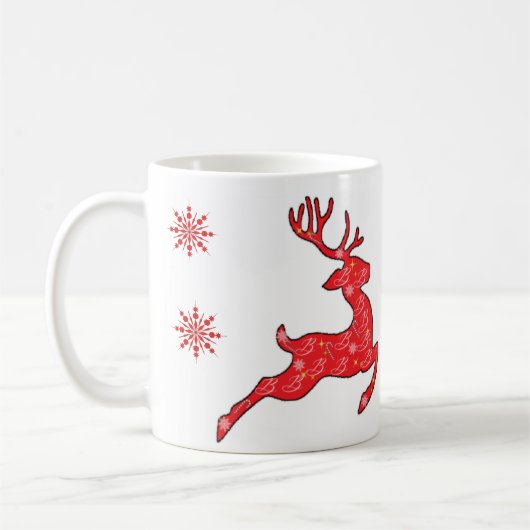 Blitzen - Mugs (De Rendieren) Koffiemok (Links)