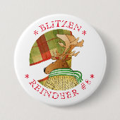 BLITZEN RENDIEREN Ronde Pin Button (Voorkant)