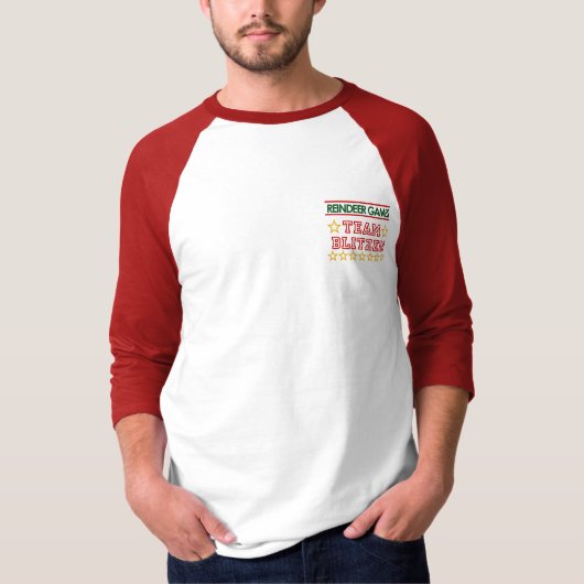 Blitzen Shirt Baseball/Raglan/Henley (Voorkant)
