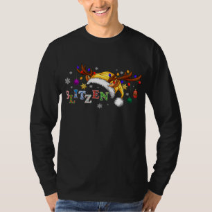 Blitzen Theme Xmas Gaminghouse render Kerstmis T-shirt
