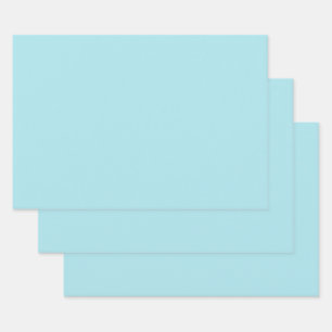 Blizzard Blue (effen kleur) Inpakpapier Vel