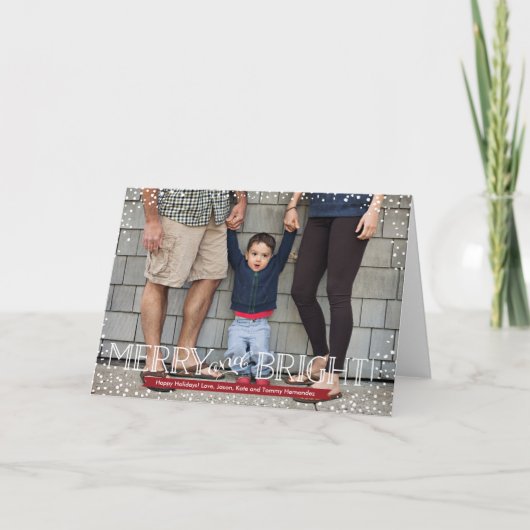 Blizzard | Carte de vœux pliées (Devant)