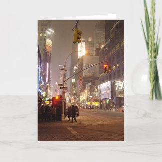 Blizzard in de Lege Kaart van de Stad