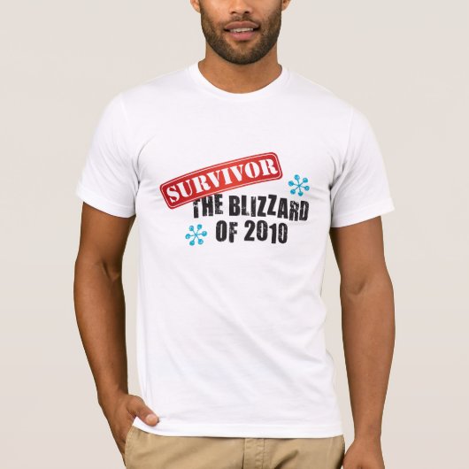 Blizzard of 2010 Survivor T-shirt (Voorkant)