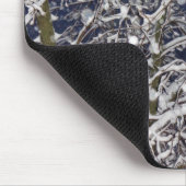 Blizzard Tree met sneeuwbedekking Foto Muismat (Hoek)