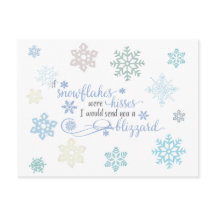 Blizzard van Snowflake Kisses Winter Holiday