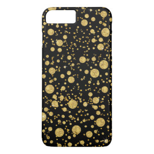 BLK-AJR-CARD-random-bubble-dots-glitter-BACK-G.jpg iPhone 8 Plus / 7 Plus Hoesje