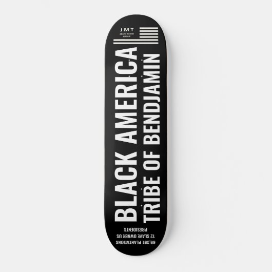 BLK AMERICA T O B Skateboard (Voorkant)