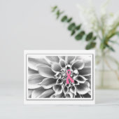 Blk- en Wht-roze Briefkaart (Staand voorkant)