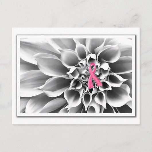 Blk- en Wht-roze Briefkaart (Voorkant)