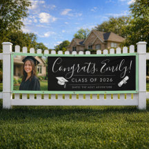 BLK & GREEN 2026 | Diploma-banner met foto