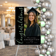 BLK & GREEN 2026 | Grad Signature Schuimboard