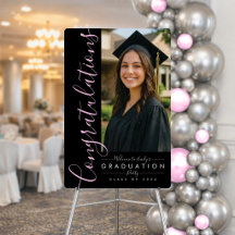 BLK & PINK 2026 | Grad Signature Schuimboard