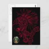 Blk/rood, ruthless briefkaart (Voorkant / Achterkant)