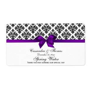  Blk Whisasje Damask Paars H WaterLabel Etiket