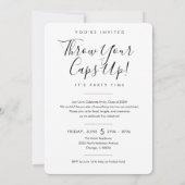 BLK & WHT 2026 | Invitation de remise de diplômes (Dos)