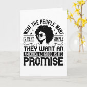 BLM - Amerika even goed als zijn belofte Kaart (Gele Bloem)