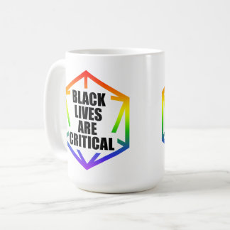 BLM Black Lives are Critical [LGBTQ+] Koffiemok