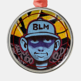 BLM/Black Lives Matte Metalen Ornament