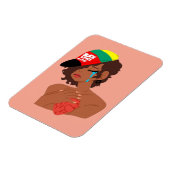 BLM Black Woman's Tears Flexible Magnet (Côté Gauche)