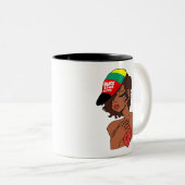 BLM Black Woman's Tears Mug (Devant droit)