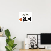 BLM design - Mica Read Poster (Bureau à domicile)