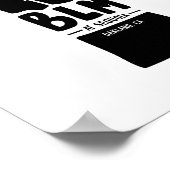 BLM-ontwerp - 2de plaats van Emma Givler Poster (Hoek)