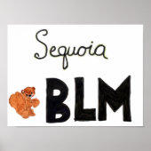 BLM-ontwerp - Mica Read-Poster Poster (Voorkant)