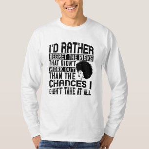 BLM - Voorkeur voor risico's T-shirt