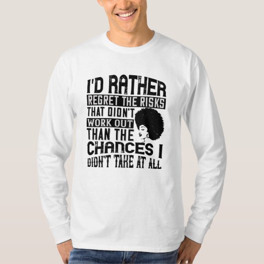 BLM - Voorkeur voor risico's T-shirt (Voorkant)
