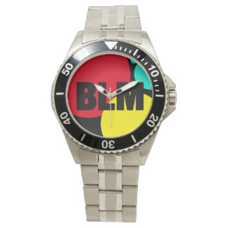 BLM We staan samen op de Solidariteit van aangepas Horloge