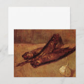Bloaters en Knoflook door Vincent van Gogh Uitnodi (Voorkant / Achterkant)