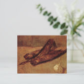 Bloaters en knoflook van Vincent van Gogh (Staand voorkant)