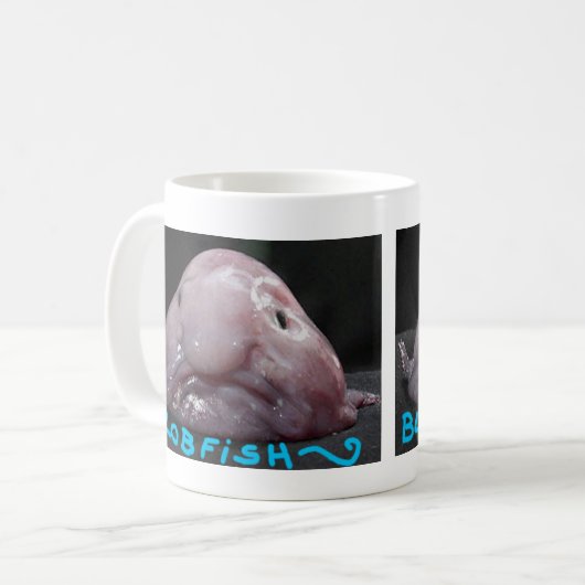 Blob Fish the World's Uglelijkste Fish Mok (Voorkant links)