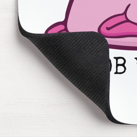 Blob met het / kreupelvis muismat (Hoek)