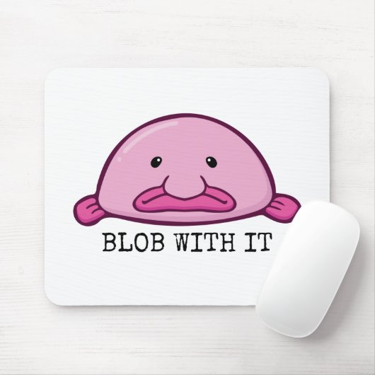 Blob met het / kreupelvis muismat (Met muis)